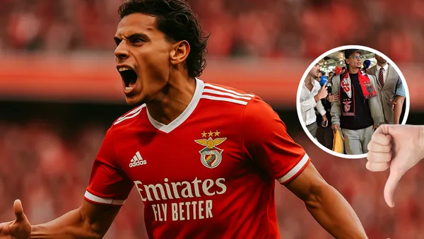 Richard Ríos disfruta su llegad a Portugal y mira el colombiano que no la pasa bien