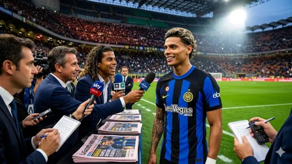 Richard Ríos en el Inter de Milán