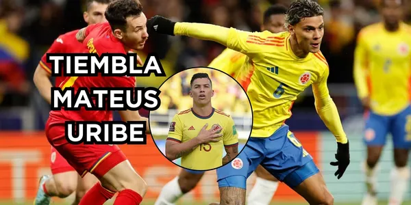 Richard Ríos jugando con la Selección Colombia Foto tomada de El País y Colombia.com