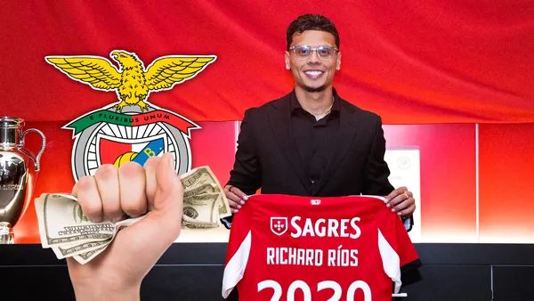 Richard Ríos, nuevo jugador del Benfica y mira cuánto cobrará en pesos colombianos