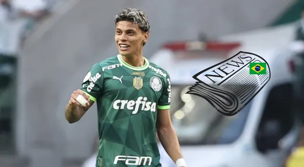 Richard Ríos sonriendo con la camiseta de Palmerias. FOTO: Noticias Caracol