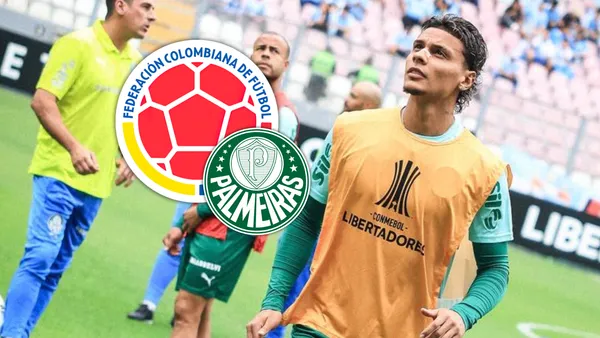 Richard Ríos y lo que hizo en Palmeiras mientras muchos lo critican Foto: Palmeiras y Escudoteca