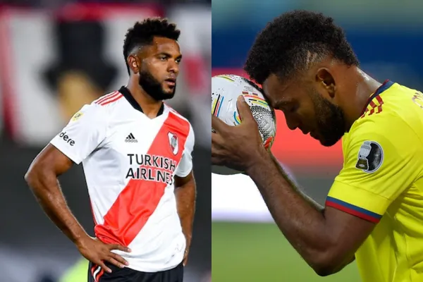 River Plate empató en Argentina, Miguel Ángel Borja no aportó nada y se está viendo al mismo delantero que fracasó en la Selección Colombia.