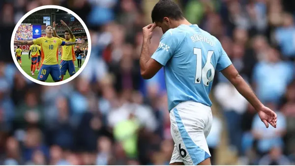 Rodri ha padecido el talento de este jugador de la Selección Colombia desde hace años. Foto: FCF y Manchester City
