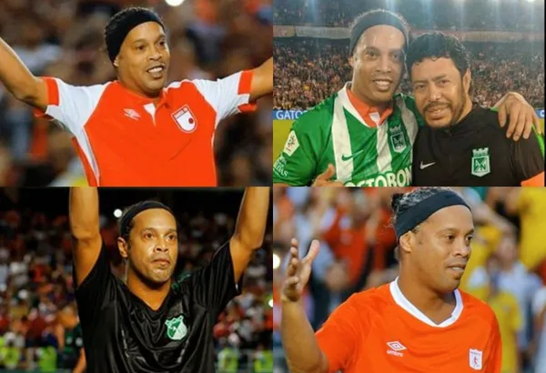 Ronaldinho admira y respeta al fútbol colombiano.