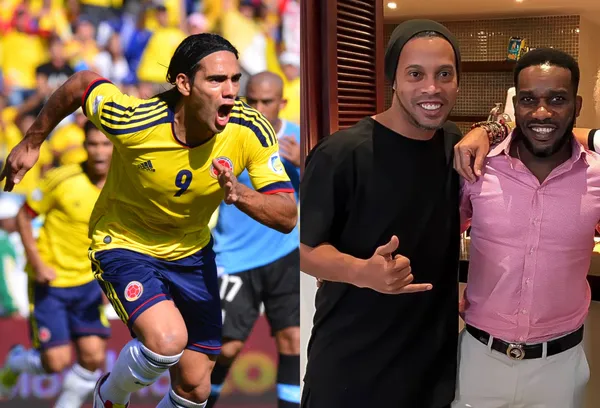 Ronaldinho le mostró su respeto a los dos jugadores que más admira.
