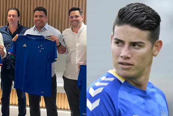 Ronaldo Nazario acaba de comprar al Cruzeiro y desea traer a grandes cracks para levantar a ese equipo, en Brasil suena que James llegará a un equipo de allá, pero no es el Cruzeiro.