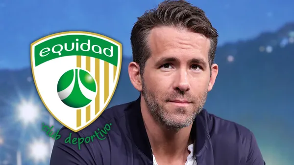 Ryan Reynolds firmó un fichaje europeo y La Equidad da el golpe más inesperado del mercado Foto: Ryan Reynolds y La Equidad