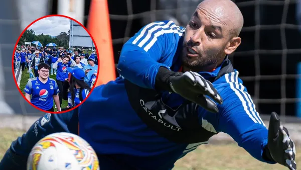 Salvó a Millonarios contra Deportivo Cali y así reaccionaron los hinchas azules