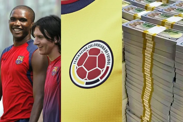 Samuel Eto'o coincidió en su paso por Europa con un jugador colombiano que lo considera como su hijo y le enseñó uno de sus trucos para jugar.