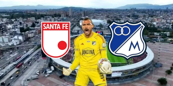Santa Fe le jugó sucio a Álvaro Montero de Millonarios FC.
