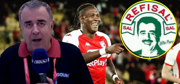Santa Fe se bailó al Cali y lo que pide Refisal Bonnet para el crack Rodallega (Foto tomada de Infobae, Las 2 Orillas)