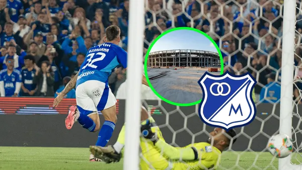 Santiago Giordana Foto: Millonarios FC, Escudoteca y Grox