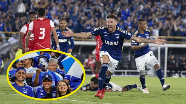 Santiago Giordana humilló a Santa Fe y gran gesto de los hinchas de Millonarios