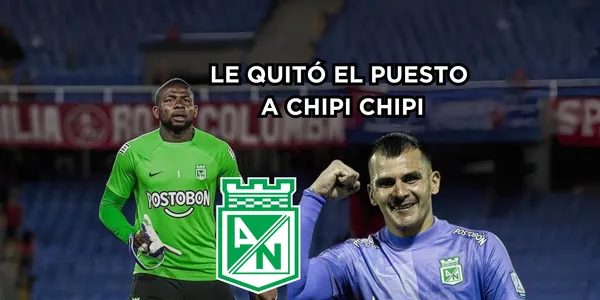 Santiago Rojas ya debutó en Atlético Nacional y borró por ahora a Harlen Castillo.