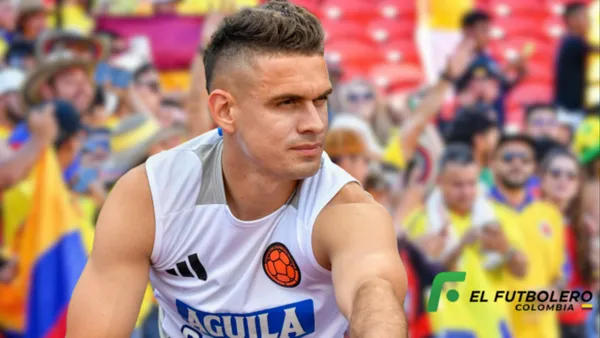 Santos Borré. Foto: X Santos Borré y Selección Colombia.
