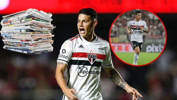 Sao Paulo es tronco y lo que dijo la prensa brasileña sobre James Rodríguez