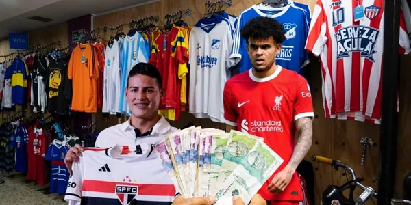 São Paulo ya lanzó a la venta la camiseta de James Rodríguez.