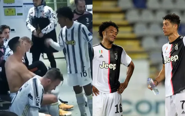 Se acaba de revelar un vídeo donde Cristiano Ronaldo y Juan Guillermo Cuadrado tienen una pelea en el camerino de la Juventus y ese hecho sorprendió a todos los fans de esos dos jugadores.