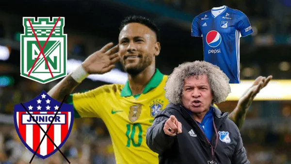 Se acabó la beca Nacional y el Junior, el Neymar colombiano que fichó Millonarios