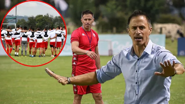 Se acabó la beca por troncos y así entrena Pablo Peirano a Independiente Santa Fe