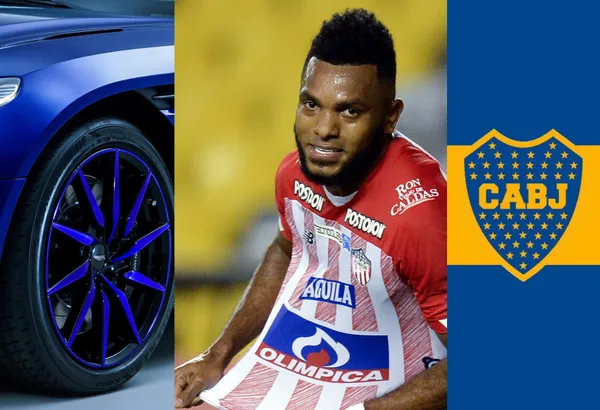 Se comenta que el auto combina con los colores del Boca Juniors.