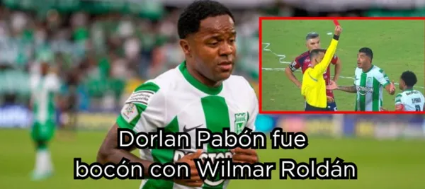 Se conoció el informe que presentó el árbitro sobre Dorlan Pabón de Atlético Nacional
