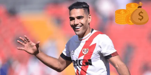 Se conoció la millonada que gana Radamel Falcao García, sin importar que no juega constantemente en el Rayo Vallecano.