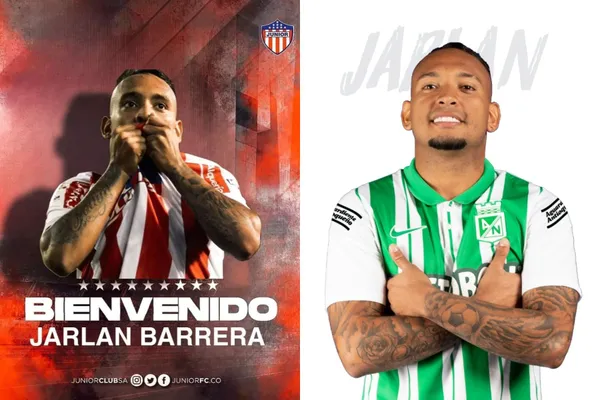 Se conoció una información del regreso de Jarlan Barrera al Junior FC, una broma que sorprendió a muchos en Colombia.