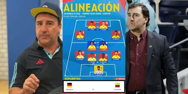 Se filtró la posible alineación de la Selección Colombia contra la Selección Alemania.