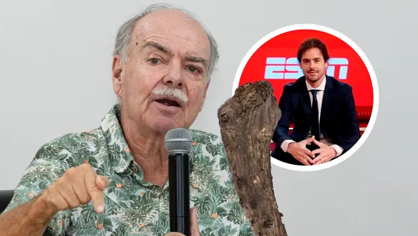 Se la volvió a cantar! La nueva pulla de Iván Mejía a Mariano Closs por su estilo en la Champions League. Foto: Iván Mejía, ESPN y Pexels