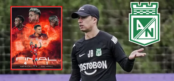 Se reveló lo que hará Nacional con DT Jhon Bodmer tras la humillación de América