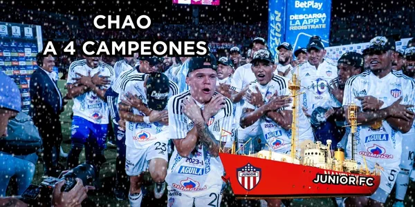 Se reveló que 4 jugadores del Junior FC se bajarían del barco.