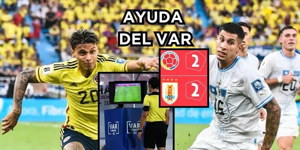 Se reveló que el VAR pudo haber ayudado a la Selección Colombia contra la Selección Uruguay.