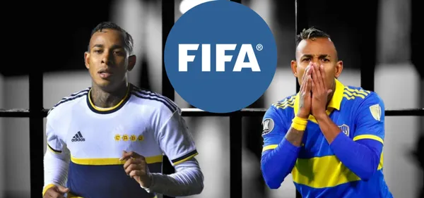 Se salvó de las rejas y la decisión de FIFA con Sebastián Villa exBoca Juniors (Foto tomada de Diario La Izquierda, Comodoro 24, FIFA, Bolavip)