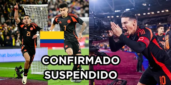 Se suspende un juego de la Selección Colombia. Foto tomada de FCF en Twitter y Lucky Futbolero.