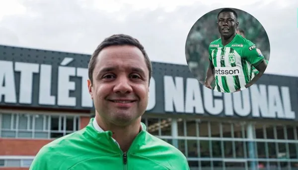 Sebastián Arango, presidente de Nacional, hablando sobre Marino Hinestroza - @nacionaloficial y @maarii_angulo