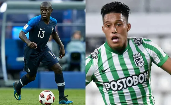 Sebastián Gómez es de las figuras actuales en Atlético Nacional y su historia de vida ha sido una lucha constante como el francés N'Golo Kanté.