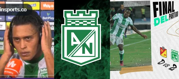 Sebastián Gómez volvió a ser titular en Atlético Nacional y mostró un gran nivel