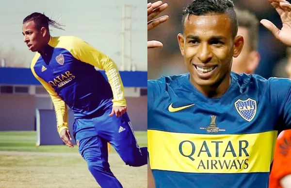 Sebastián Villa apareció en los entrenamientos de Boca Juniors con nuevo look que se volvió viral
