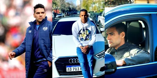 Sebastián Villa en Argentina tiene un auto de lujo y llama la atención la comparativa con el que conduce su paisano Radamel Falcao en España.
