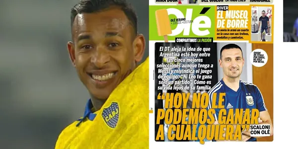 Sebastián Villa destacado en Boca Juniors por la prensa de Argentina.