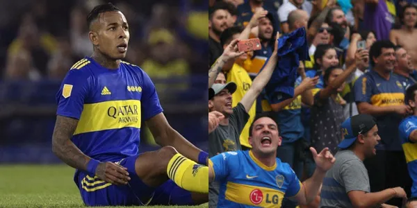 Sebastián Villa duramente criticado en Boca Juniors de Argentina.