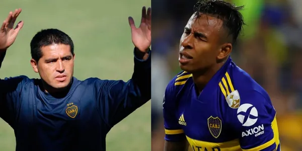Sebastián Villa tenía un pie fuera de Boca Juniors pero de la noche a la mañana esto cambió. Mira lo que le dio el colombiano a Riquelme para no salir del club