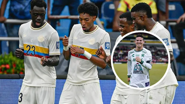 Selección Colombia y James Rodríguez Foto: FCF Selección Colombia y Club León