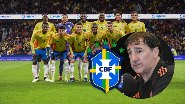 Selección Colombia y Néstor Lorenzo Foto: FCF Selección Colombia y Escudoteca