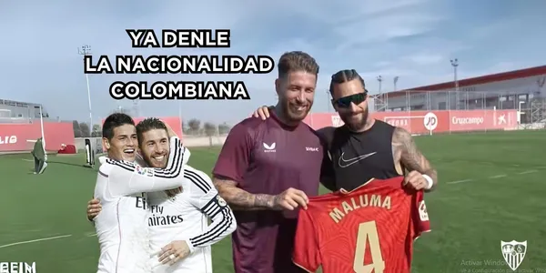Sergio Ramos sin lugar a dudas ha mostrado siempre su afecto por Colombia.