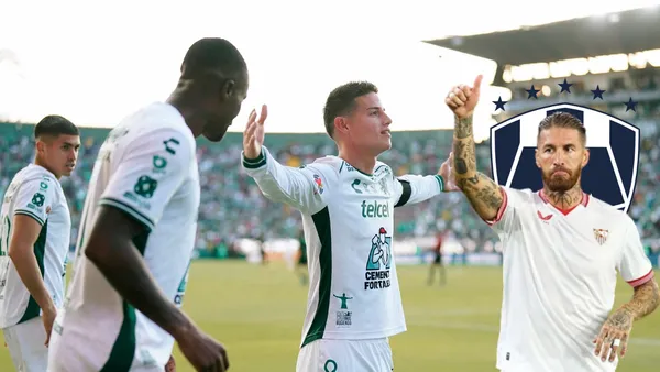 Sergio Ramos y James Rodríguez Foto: Club León y Sevilla FC