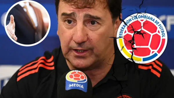 Si Colombia cae ante Argentina, solo un directivo seguiría creyendo en Néstor Lorenzo. Foto: FCF, Escudoteca y Pexels