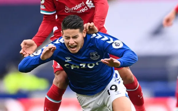 Si el colombiano se marcha del Everton sería un alivio económico y productivo en las estadísticas del club que dirige Rafael Benítez.